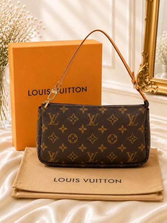 Louis Vuitton Handbags - Authentic Louis Vuitton Pochette Accessoires Monogram Canvas Shoulder Bag